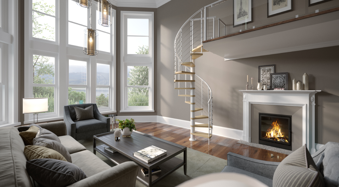 Indoor Spiral Staircase Kits Mylen Stairs